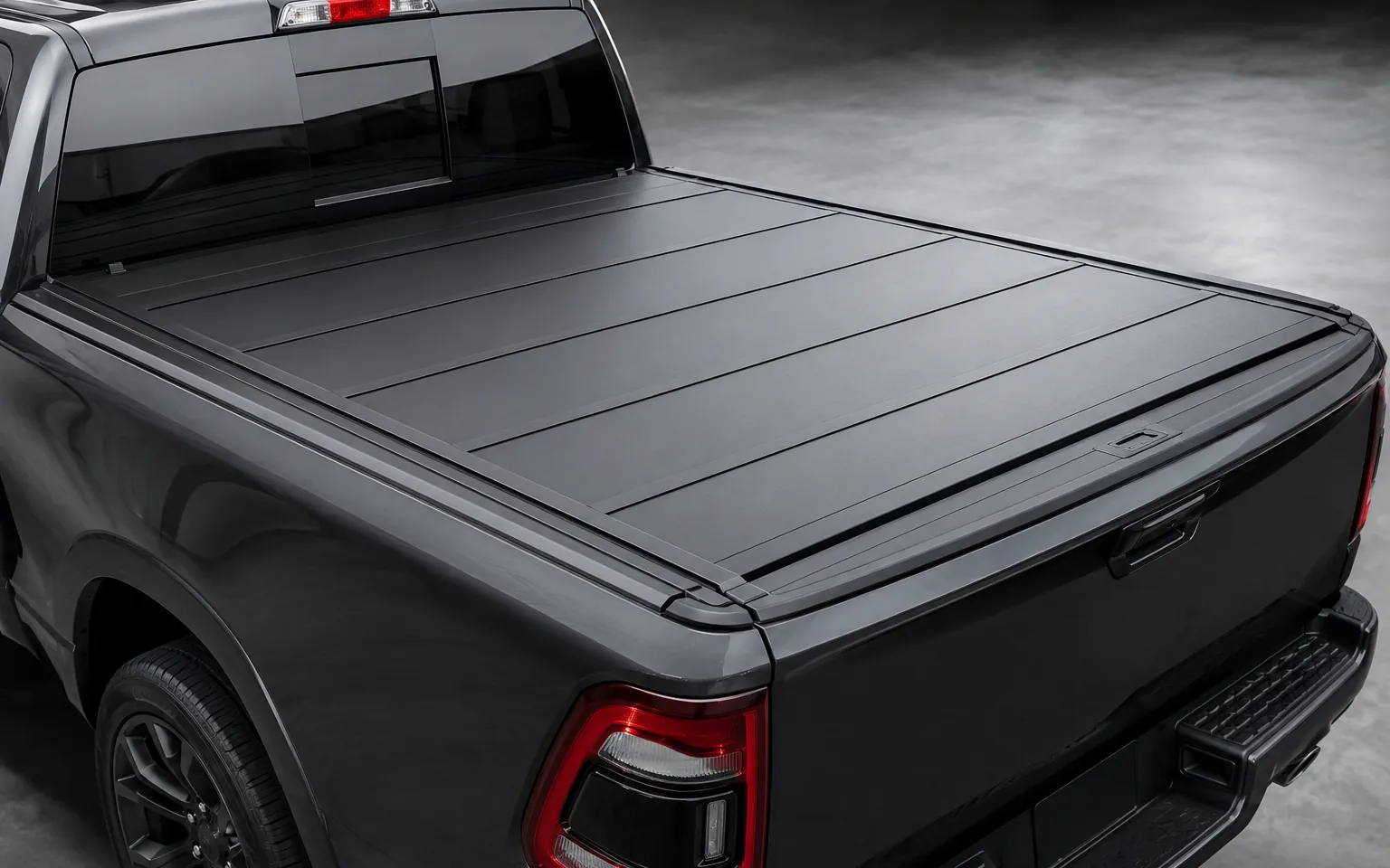 Airplex retractable aluminum tonneau cover installed on a truck